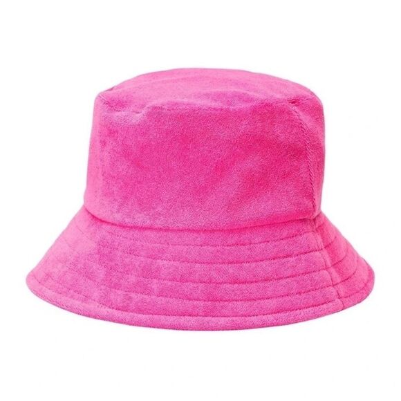 Ralph Lauren Logo Cotton Terry Bucket Hat - Picture 2 of 7